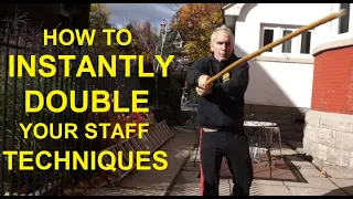 How to Instantly Double Your Staff Techniques - Escrima, Kali, Arnis