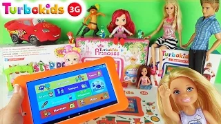 Детский планшет TurboKids 3G с 2 SIM картами Распаковка и обзор Турбокидс Играем в игры