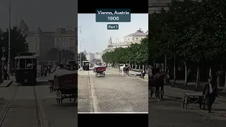 Restored Footage From Vienna ❤️ Upscaled & Colorized #vienna #historical #shorts