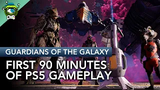 Marvel's Guardians of the Galaxy | First 90 Minutes of PS5 Gameplay 4K @ 60 FPS - [NO COMMENTARY]