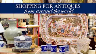 Antique Shopping Tour Furniture & Luxury Decor from Around the Globe! 2022 American, Asian, French +