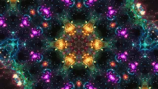 Cosmic reflections Kaleidoscope Visuals pt.3 [4K]