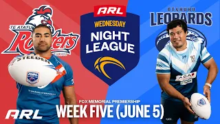 Te Atatu Roosters v Otahuhu Leopards | ARL Wednesday Night League | Fox Memorial Premiership