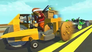 ПОСТРОЙ СВОЮ ТАЧКУ ИЗ ПЕЧЕНЬЯ И ДОРОЖНЫХ ЗНАКОВ В SCRAP MECHANIC (БИТВА ПОСТРОЕК)