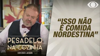 JACQUIN EXPERIMENTA A COMIDA DO PÉ DE FAVA | PESADELO NA COZINHA