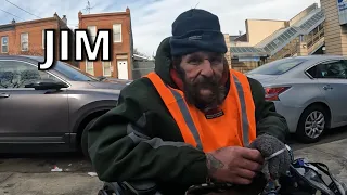 INTERVIEW WITH JIM who is homeless in Kensington. Part: 1