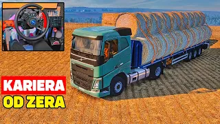 Praca na Polu (dowóz maszyn, odbiór plonów) | Kariera Od Zera [18] | Euro Truck Simulator 2