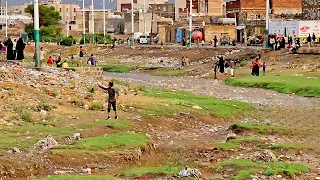 Rivers coming ,, Floods In Sana'a First Flows HD