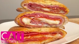 Italian Sub Stromboli Recipe | Italian Sub Hot Roll | Cait Straight Up