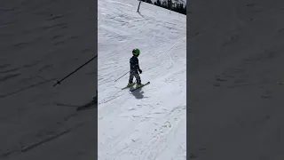 6 year old skiing Sugarbowl Tahoe