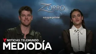 Hablamos con Renata Notni y Miguel Bernardeau de sus papeles en de 'El Zorro' | Noticias Telemundo