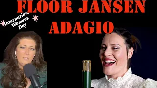 Adagio - Lara Fabian (cover by Floor Jansen) - REACTION VIDEO