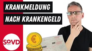 Krankmeldung nach dem Krankengeld