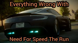 Everything Wrong With Need For Speed The Run in less than 15 minutes (2018 version)