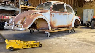 1965 VW Beetle Restoration - Metal Work Begins!