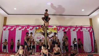 Mallakamba and Yogasana performance