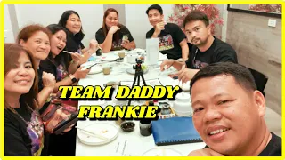 DADDY FRANKIE TEAM DINNER AT MISAKI BISTRO || NEW UNIFORM  DADDY FRANKIE VLOGS
