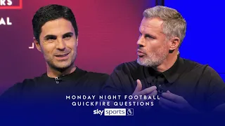 Mikel Arteta answers Jamie Carragher's Quickfire Questions 🚀