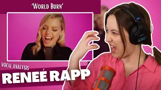 RENEÉ RAPP World Burn - Mean Girls Musical | Vocal Coach Reaction (& Analysis) Jennifer Glatzhofer