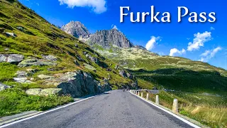 Driving in the Swiss Alps on Furka Pass ⛰️ Switzerland 4K 🇨🇭