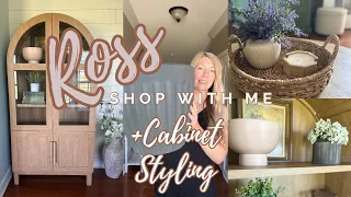 COME SHOP WITH ME AT ROSS + HAUL | Viral Walmart Arch Cabinet Styling