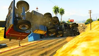 GTA V Unbelievable Crashes/Falls - Episode 67