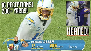 Keenan Allen “RECORD BREAKING” Highlights vs Vikings