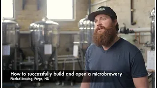 How to successfully open your own microbrewery (Pixeled Brewing, Fargo, ND)