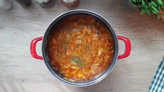 Young cabbage with dry ribs: the most beautiful spring dish