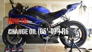 How to: Change oil (06'-07') R6