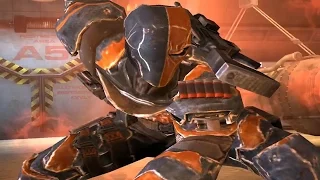 Injustice: Gods Among Us - Arkham Origins Deathstroke Super Attack Moves [iPad] [REMASTERED]