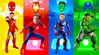 Telis Hop EDM & Phonk Rush - Iron Man vs Spider-Man vs Captain America  vs Hulk