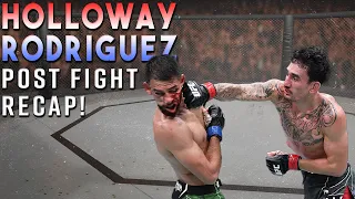 Max Holloway and Yair Rodriguez Put on an EPIC UFC Fight Night Main Event!