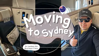 Shifting to Sydney | Sri Lankan Air Business Class Vlog | CMB-SYD Flight