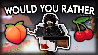 Would You Rather 2 Roblox Evade Funny Moments