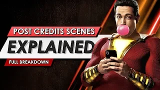 Shazam: Both Post Credits Scenes Explained And What They Mean For The Future Of The DCEU