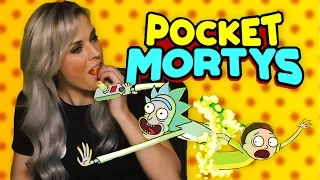 Pocket Mortys - Hot Pepper game Review ft. Jaden Lebel