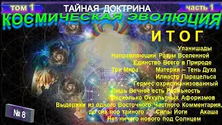 (8) ИТОГ части 1. КОСМИЧЕСКАЯ ЭВОЛЮЦИЯ - ТАЙНАЯ ДОКТРИНА -1 том -Блаватская Е.П.