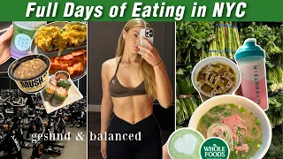 NYC Food Diary *balanced, intuitiv & healthy* + Whole Foods Supermarkt Tour & cycling class