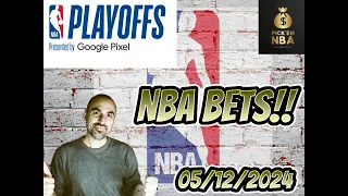 NBA BEST BETS!! NY Knicks vs Pacers + Nuggets vs. Timberwolves!! May 12, 2024