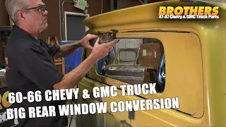 1960-66 Chevy & GMC Truck Small Rear Window to Big Window Conversion