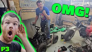 Worlds Fastest Kids ATV Sounds EPIC! First Start of the Banshee Swapped Chinese quad (its INSANE!)
