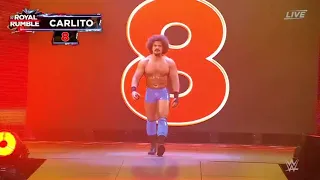 Carlito Entrance Royal Rumble 2021