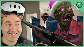 One of the BEST Quest 3 Mixed Reality Games brings Zombies in your HOME! Drop Dead: The Cabin Review