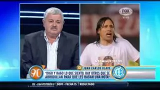 Tenso cruce entre Olave y los periodistas de Fox Sports en 90 Minutos