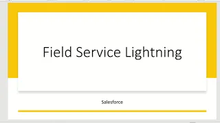 Field Service Lightning