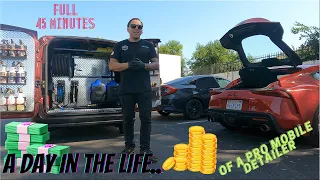 A Day In The Life Of a Mobile Detailer.. Over $100,000.00 Business . An inside look!