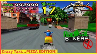 Crazy Taxi...with Pizza! Radikal Bikers! A 10/10 Arcade Retro Gaming Hidden Gem Oddity