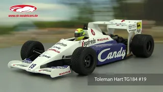 ck-modelcars-video: Ayrton Senna Toleman Hart TG184 #19 2nd Monaco GP Formel 1 1984 Minichamps