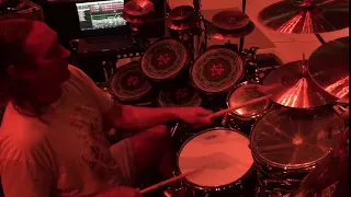 Danny Carey - Soundcheck with Brownie Drum Co. Snare | Tool